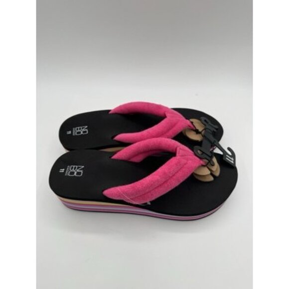 No Boundaries Rainbow Pink Platform Flat Slip Women's Sz 11 available NEW - Picture 4 of 5